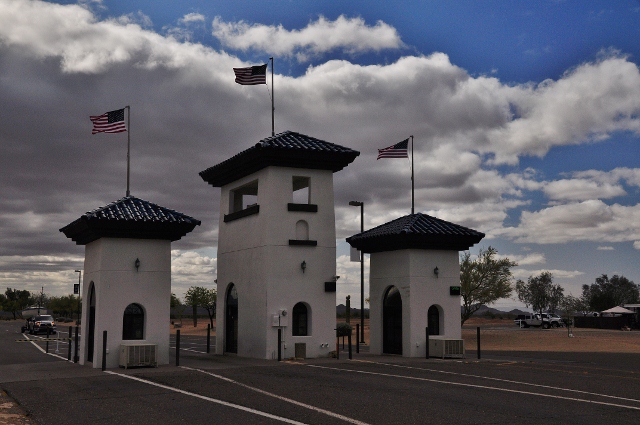 main entry to Pleasant Harbor RV Resort